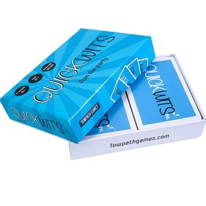 Quickwits - Fun Party Card Game for 3 to 8 Players - Social Adult Tabletop Game